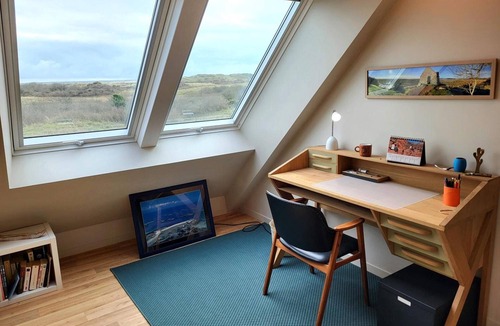 Saint-Germain-sur-Ay Villa | Villa "Des Havres" with Private Terrace, Garden, and Wi-Fi
