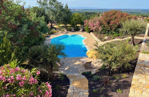 Montesquieu-des-Alberes Villa | Villa with large private pool, wonderful views, 15 minutes drive to the beach