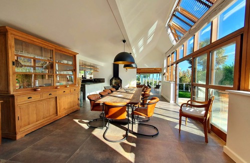 Roscoff House | Villa Kergaro, Sea view, sleeps 10, heated pool