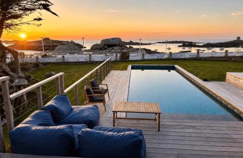 Tregastel Bed & Breakfast | Villa Koz Iliz - vue mer panoramique