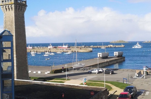 Roscoff Apartment | Villa Mathë" apartment, view of Roscoff harbour