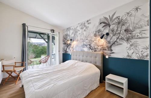 Urrugne Villa | Villa Ongizatea - Rez de chaussée maison d'Architecte - 10 minutes de St Jean de Luz