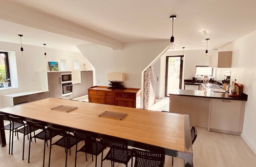 Saint-Pierre-Quiberon Villa | Villa with sea view, white sandy beach 50 m away, no road to cross.