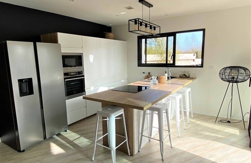 Kervignac Villa | Villa with heated pool and spa 10 minutes from the beach