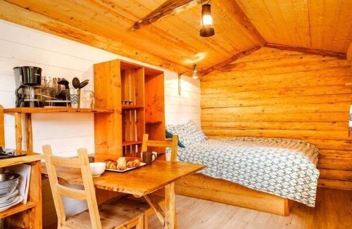 Huelgoat Cabin | ZEcamping 3 étoiles piscine chauffée chiens acceptés cabane BBQ 14m2