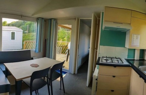Langogne House | ZEcamping 3 étoiles piscine chauffée mobil-home BBQ 24m2 4 pers