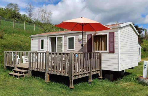 Langogne House | ZEcamping 3* piscine chauffée pet friendly mobil-home BBQ 6 pers