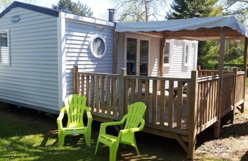 Aramits House | ZEcamping 4 étoiles animé piscine chauffée mobil-home BBQ 34m2