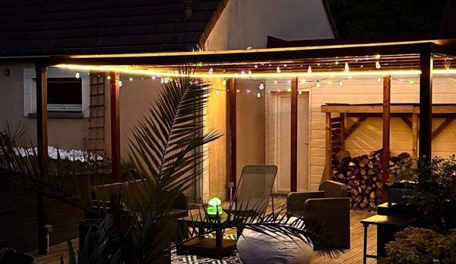 200 m2 house 11 km from the circuit.