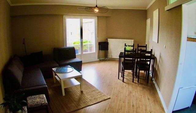 38m2 studio with balcony next to Rochebonne beach in St Malo, Brittany