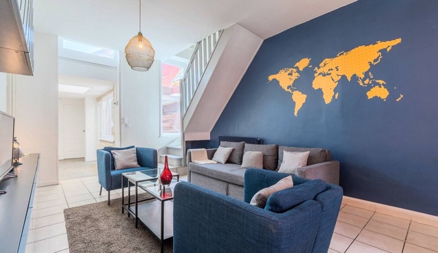4 BR & 4 bathroom house close to Parc Barbieux