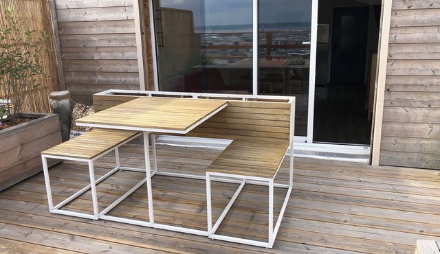 6 mn from the beach by car Large studio-terrace Point de vue‼️ pottery.