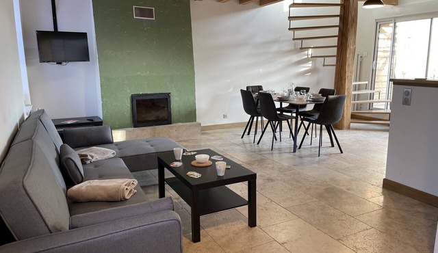 85 m2 town house with south-facing terrace and garden