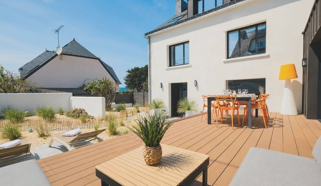 A Chic Getaway in Kerroc'h. The ocean is just a few steps away