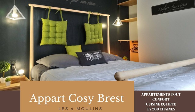 Appart Cosy Brest Les 4 Moulins