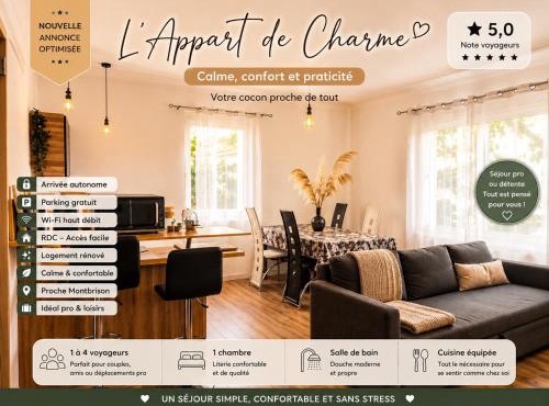 appart de charme a 2 pas du centre de Montbrison