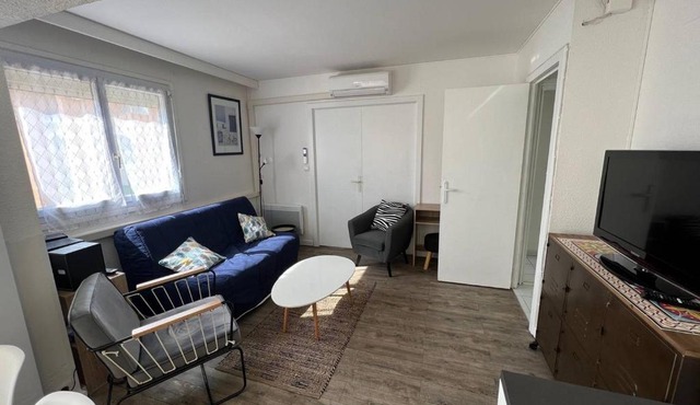 Appartement Climatisé T3 avec Piscine, Proche Plage et Commerces - Le Barcarès - FR-1-81-573
