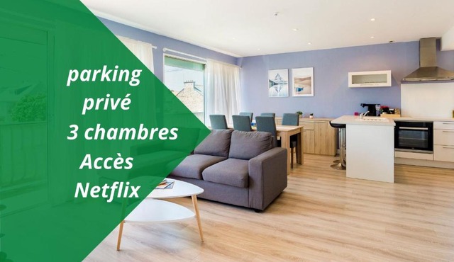 Appartement Confortable proche de la Gare a Saint Malo