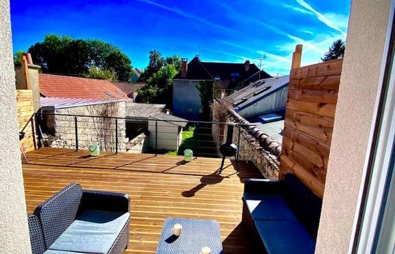 Appartement de 2 chambres avec jacuzzi jardin clos et wifi a Nemourslone