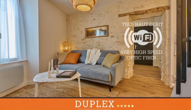 Appartement standing à 7min de Fontainebleau centre, 3min de Moret-sur-Loing et 45min de Paris (1min à pied de la gare)