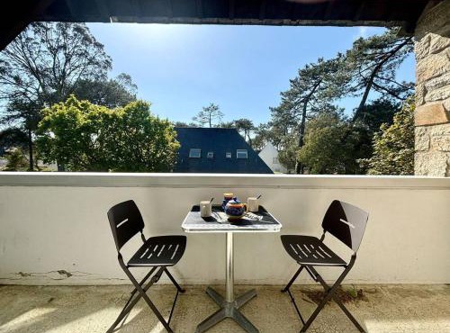 Appartement T2 + Cabine à Carnac, Proche Plages, Balcon, Parking, 4 Pers. - FR-1-377-51