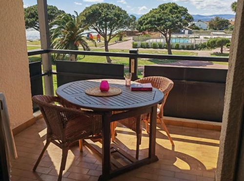 Appartement T2 Cabine 6 Couchages avec Terrasse et Accès Piscine au Barcarès - FR-1-195-17