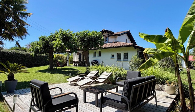 Beautiful bask villa close to Bidart Guethary Biarritz beaches