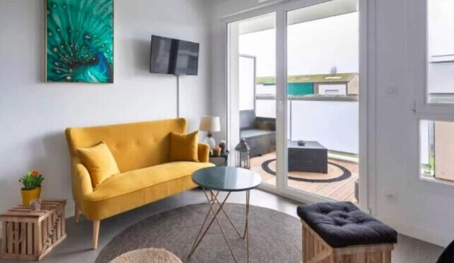 Beautiful Modern Studio With Terrace Near The Sea