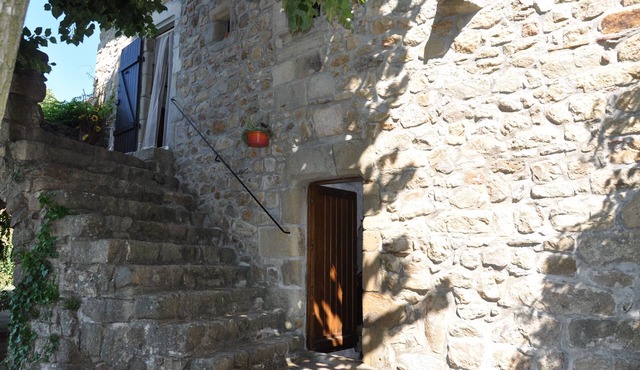 beautifully situated authentic holiday home in natural stone with small pool