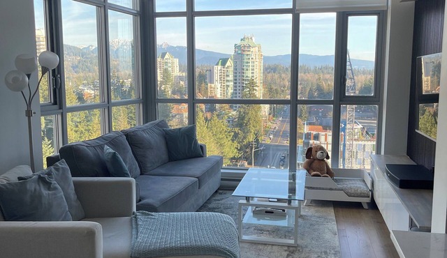 Bright spacious modern condo home away from home in Coquitlam