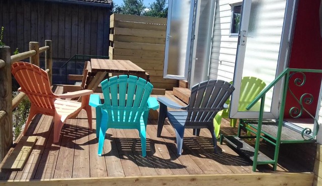 Bungalow de 2 chambres avec jardin clos et wifi a Sainte Marie du Mont