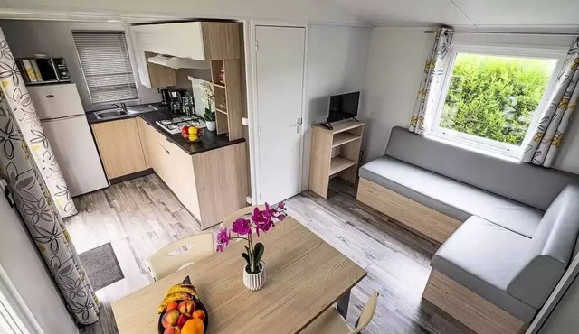 Camping Country Park Les Etangs Fleuris* - Mobile home Lodge 3 rooms 4 people