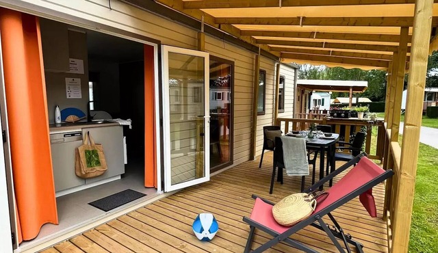 Camping Country Park Les Etangs Fleuris* - Mobile home Select TV LV Clim Plancha 3 Rooms 4 people