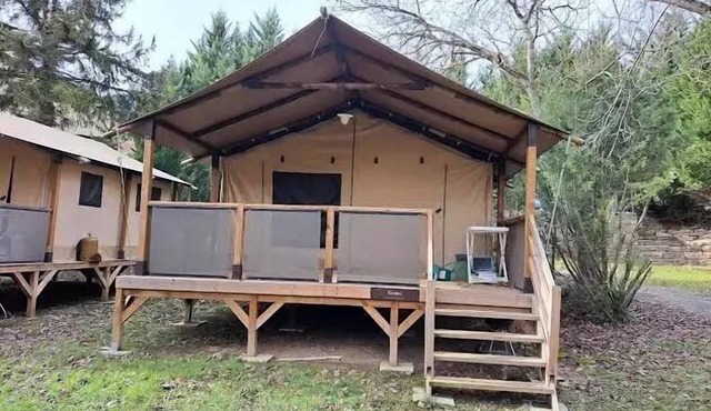 Camping le Pont * - Lodge tent KENYA 6 people