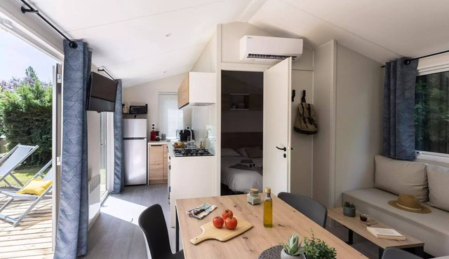 Camping Romanée Le Fort Espagnol * - Premium 4-room mobile home for 6 people