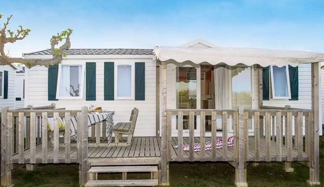 Campsite Les Bois du Bardelet* - Comfort Mobile Home 4 Rooms 6 People Air Conditioned