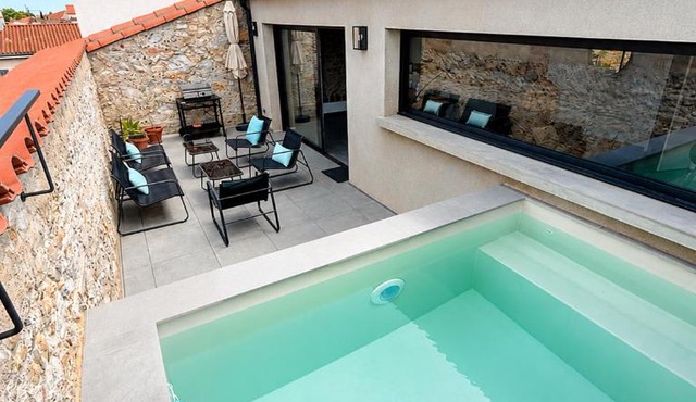 Can Montgaillard - La Cave - Rooftop avec Piscine- 3 chambres proche mer