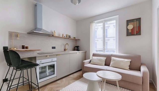 Canal St Martin : Appartement Cosy Bail Mobilité