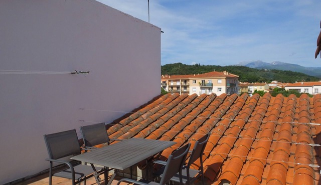Ceret Centre - 3 Bedroom Town House With Sunny Roof Terrace