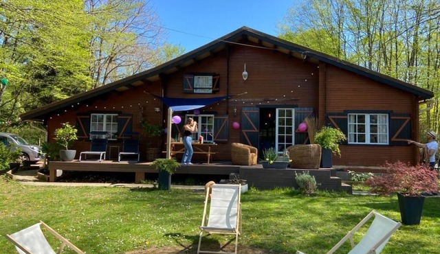 Chalet Cocooning de Campagne - Domaine Privé - 5 Étangs