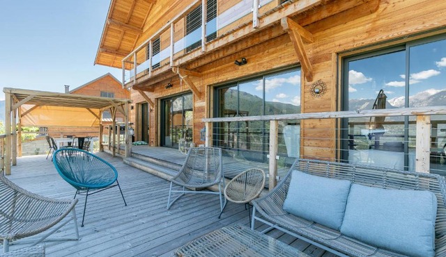Chalet d Exception avec Terrasse Panoramique avec wifi