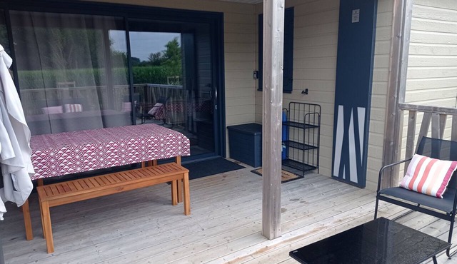 Chalet for 6 people, quiet, wellness area, near Capbreton/Hossegor