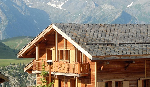 Chalet with fireplace in Alpe d'Huez
