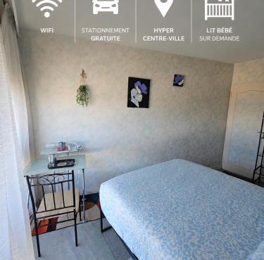 Chambre chez particulier à petit prix Montluçon centre gare à 20 min à pieds