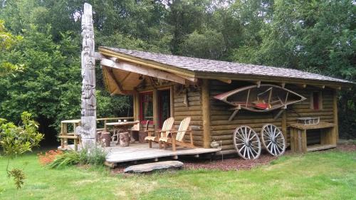 Chambre d'hôte atypique "trappeur" West little ranch