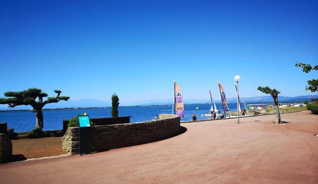 Charmant T2 Cabine avec terrasse et piscine à Port Barcarès - FR-1-195-13