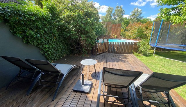 Charming 1930s Home: Pool, Trampoline, Next to Loire, Bikes Included