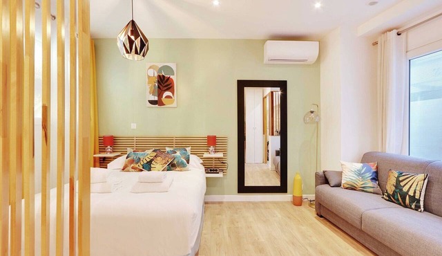 Charming apartment with AC -1BR-3P- Sentier