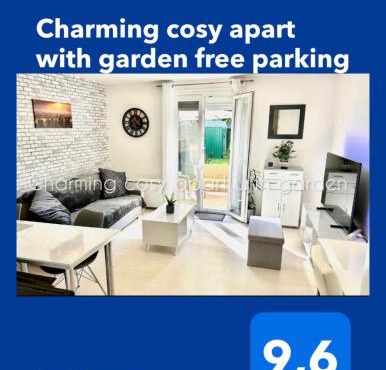 Charming cosy apart with garden free parking