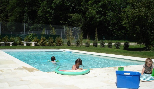 Charming gîte with swimming pool in park approved as a remarkable garden